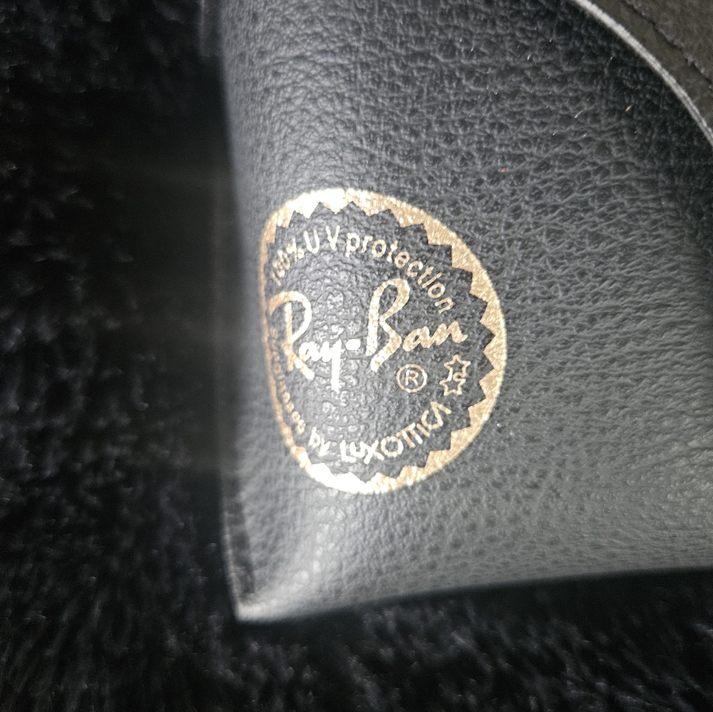 Ray-Ban Black and Gold Eyeglass Case - Picture 2 of 7